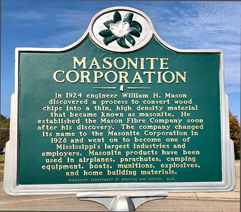 Masoniten uppfinns i USA 1924